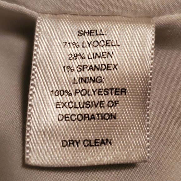 WHBM Linen Blend Jacket/Blazer Sz 4 EUC! - Picture 6 of 6